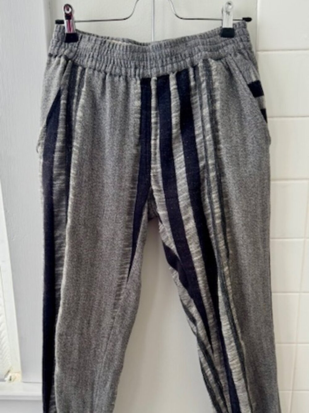 Striped jog pants